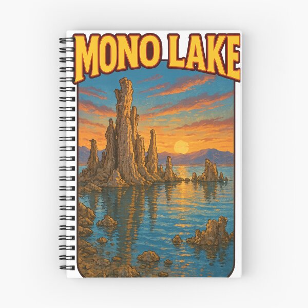 Item preview, Mono Lake Sunset with Tufa Formations California designed and sold by Aryabek.