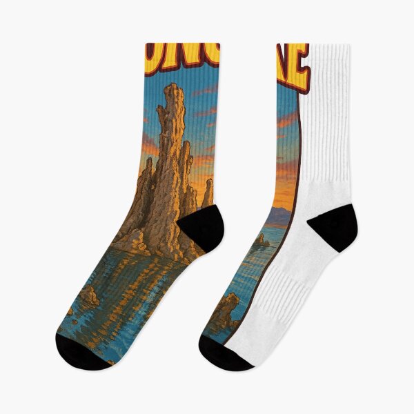 Item preview, Mono Lake Sunset with Tufa Formations California designed and sold by Aryabek.