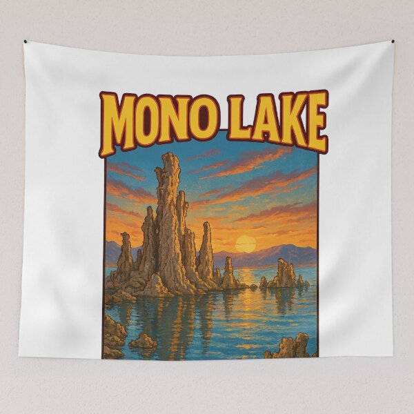 Item preview, Mono Lake Sunset with Tufa Formations California designed and sold by Aryabek.