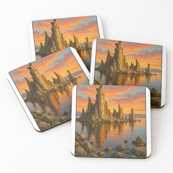 Item preview, Mono Lake Tufa Spires California Landscape designed and sold by Aryabek.