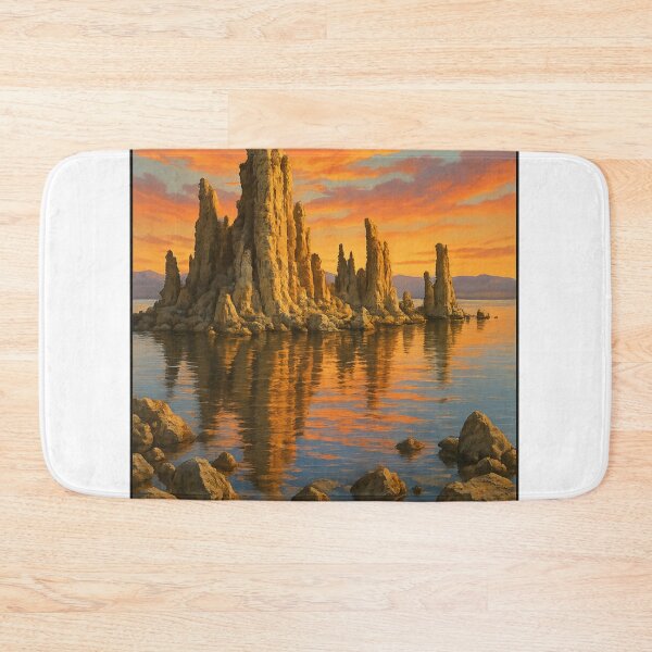 Item preview, Mono Lake Tufa Spires California Landscape designed and sold by Aryabek.