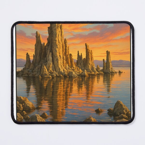 Item preview, Mono Lake Tufa Spires California Landscape designed and sold by Aryabek.