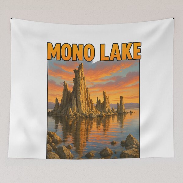 Item preview, Mono Lake Tufa Spires California Landscape designed and sold by Aryabek.
