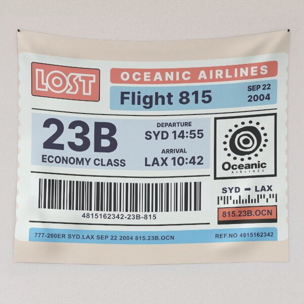 Item preview, Oceanic Airlines Ticket (Lost TV Show) designed and sold by widmore.