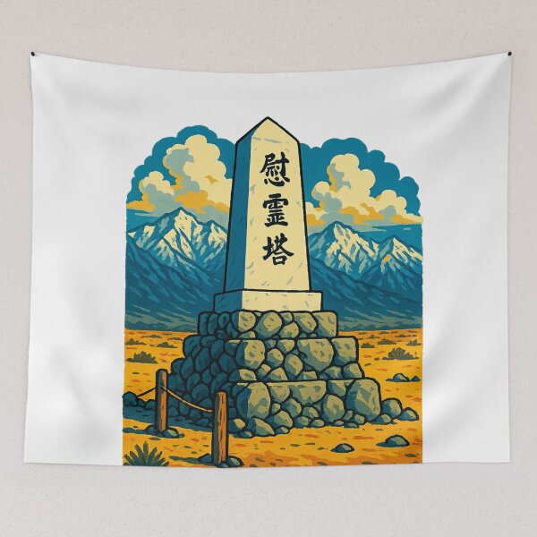 Item preview, Manzanar Memorial Monument Sierra Nevada California designed and sold by Aryabek.