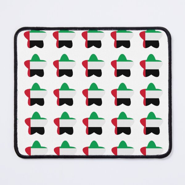 Item preview, United Arab Emirates Flag Star Pattern designed and sold by TheIconSmith.