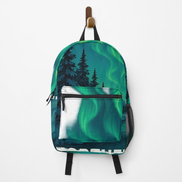 Item preview, Northern Lights Aurora Borealis Over Fairbanks Alaska designed and sold by Aryabek.