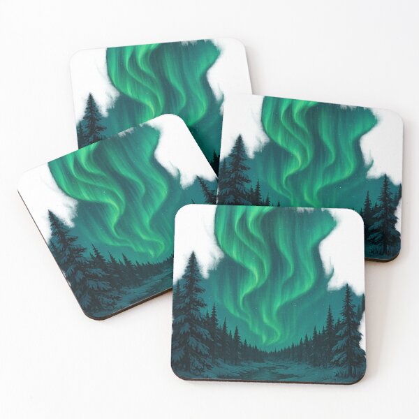 Item preview, Aurora Borealis Fairbanks Alaska Night Sky designed and sold by Aryabek.