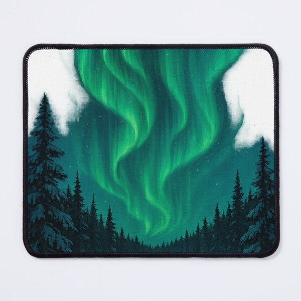 Item preview, Aurora Borealis Fairbanks Alaska Night Sky designed and sold by Aryabek.
