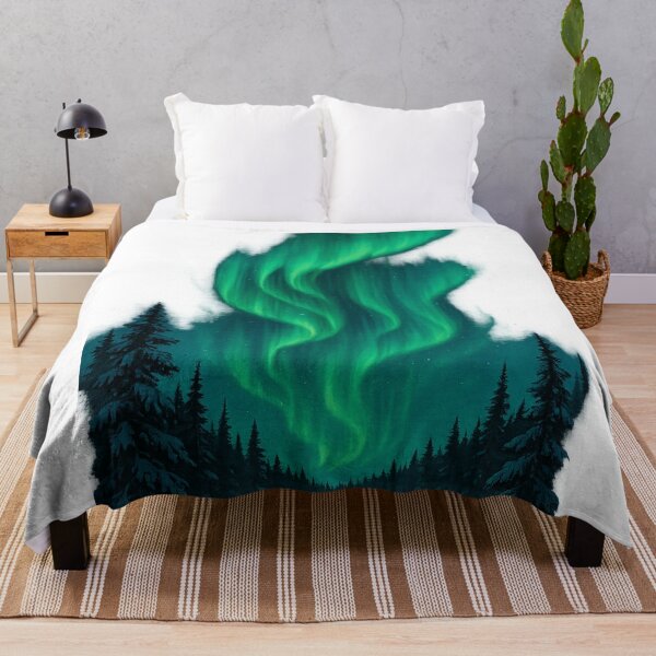 Item preview, Aurora Borealis Fairbanks Alaska Night Sky designed and sold by Aryabek.
