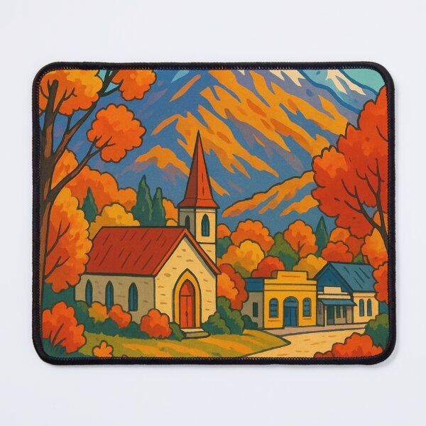 Item preview, Arrowtown Autumn Scene Otago New Zealand designed and sold by Aryabek.