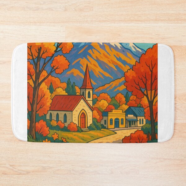 Item preview, Arrowtown Autumn Scene Otago New Zealand designed and sold by Aryabek.