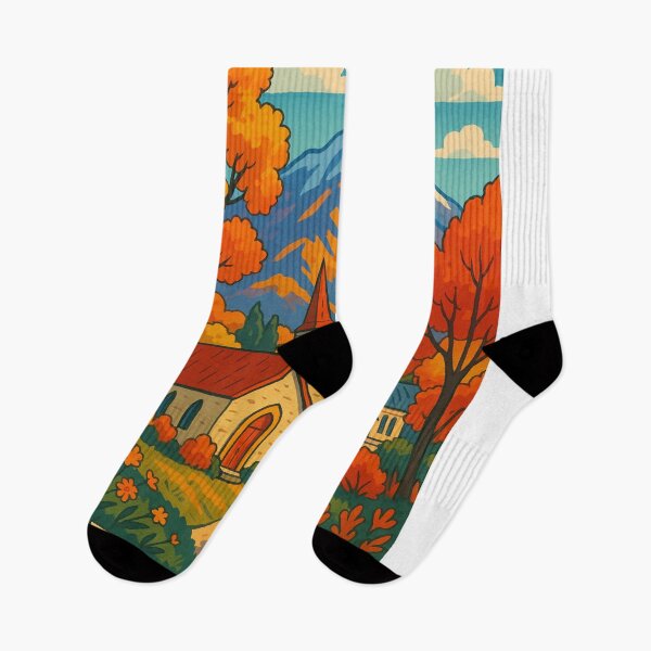 Item preview, Arrowtown Autumn Scene Otago New Zealand designed and sold by Aryabek.