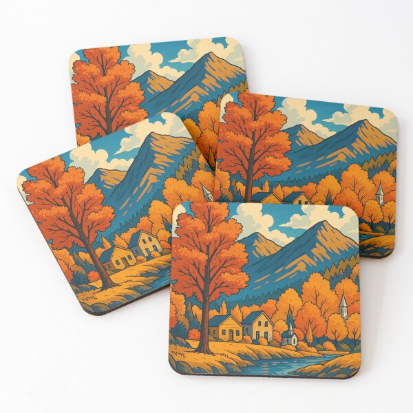 Item preview, Arrowtown Fall Colors and Mountain Landscape New Zealand designed and sold by Aryabek.