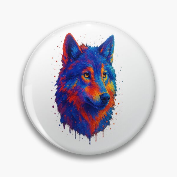 Item preview, Wild Focus – Splash Art Wolf designed and sold by ArahirPrints.