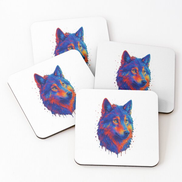 Item preview, Wild Focus – Splash Art Wolf designed and sold by ArahirPrints.