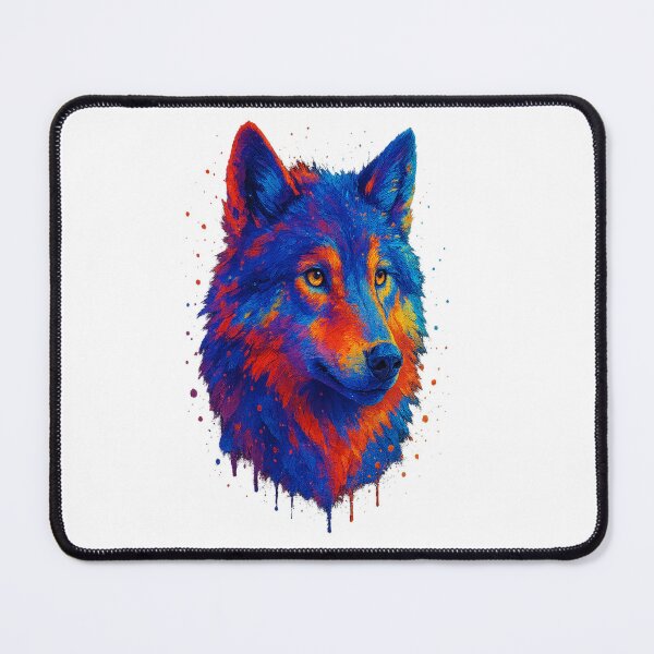 Item preview, Wild Focus – Splash Art Wolf designed and sold by ArahirPrints.