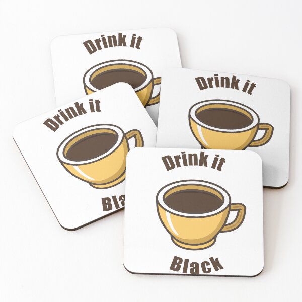 Item preview, Strong, dark coffee for the soul illustration black coffee in a cup designed and sold by Eva-Designs-.