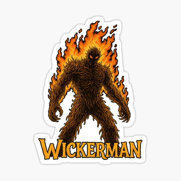 Item preview, Flaming Wickerman – Myth & Fire Art designed and sold by LukeAiWalker.