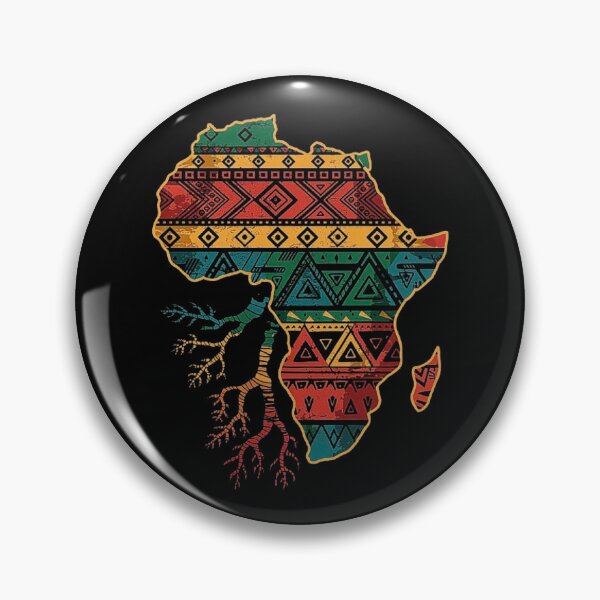 Item preview, African Map Tribal Pattern Art - Cultural Roots and Heritage Design - Vibrant Ethnic Decoration designed and sold by love3617.