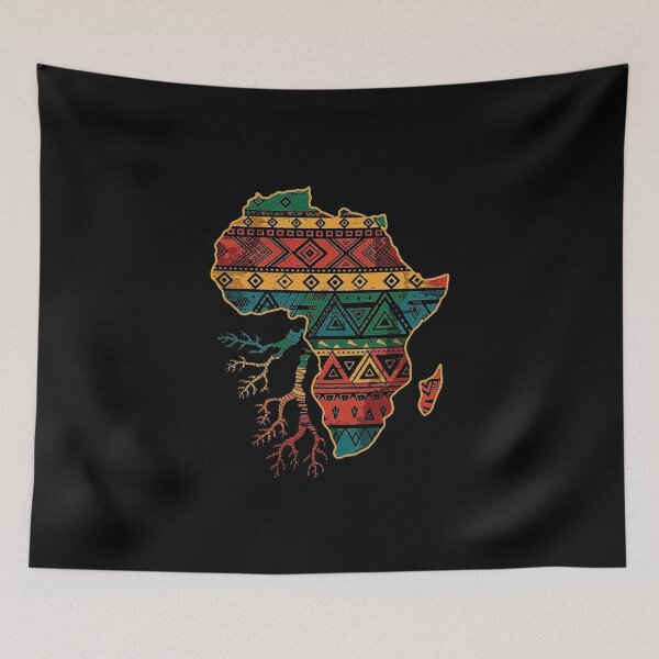 Item preview, African Map Tribal Pattern Art - Cultural Roots and Heritage Design - Vibrant Ethnic Decoration designed and sold by love3617.