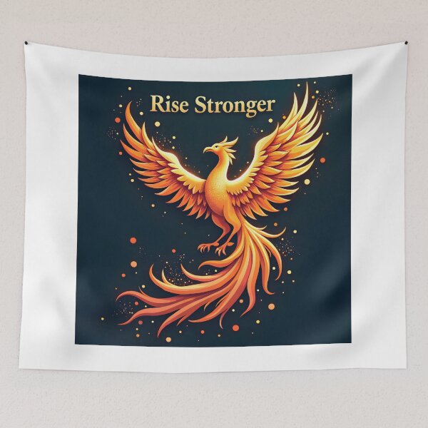 Item preview, RISE STRONGER Motivational Qoute designed and sold by nhk999.
