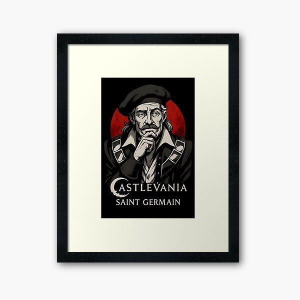 Item preview, Saint Germain – Castlevania Netflix Fanart | Time Traveler Poster Design designed and sold by WAUZ.
