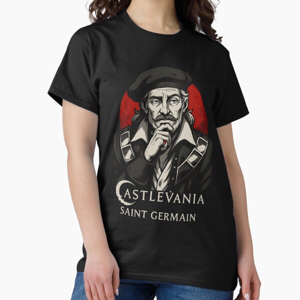Aperçu de l'œuvre Fan art Netflix de Saint Germain – Castlevania | Affiche Time Traveler créée et vendue par WAUZ.
