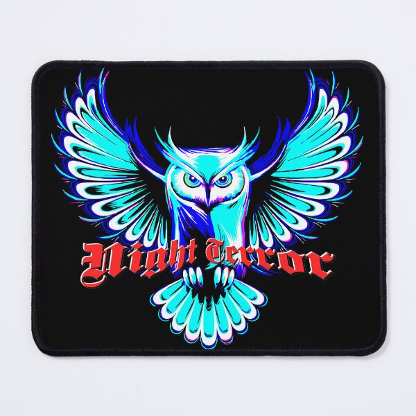 Item preview, Fierce Neon Owl - Night Terror Art designed and sold by VikArtStudio.
