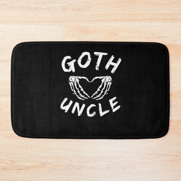 Item preview, Goth Uncle Funny Emo Uncle Punk skeleton hand heart designed and sold by snowry.