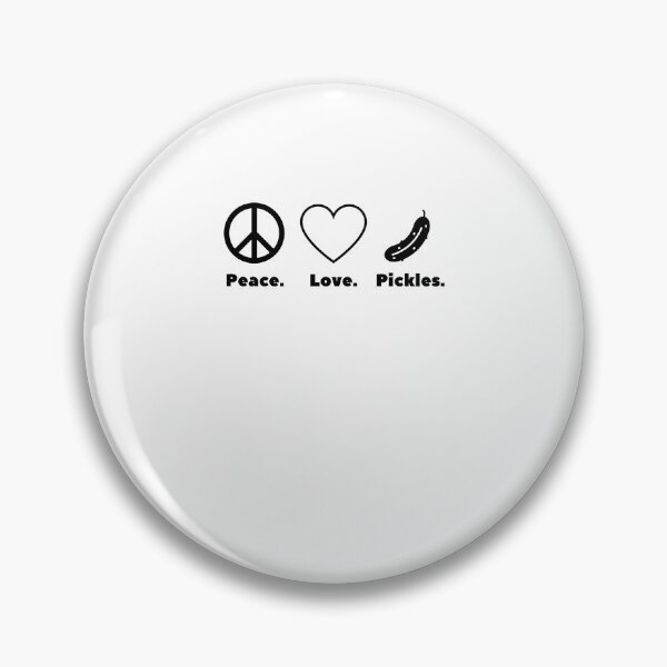 Item preview, Peace. Love. Pickles. funny pickle lover pickling humor designed and sold by snowry.