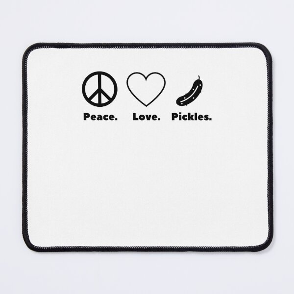 Item preview, Peace. Love. Pickles. funny pickle lover pickling humor designed and sold by snowry.