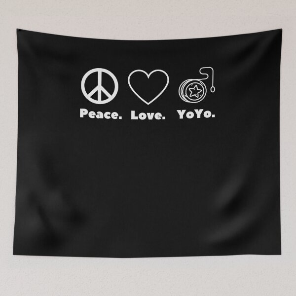 Item preview, Peace. Love. Yoyo. funny yo-yo player Enthusiast fan designed and sold by snowry.