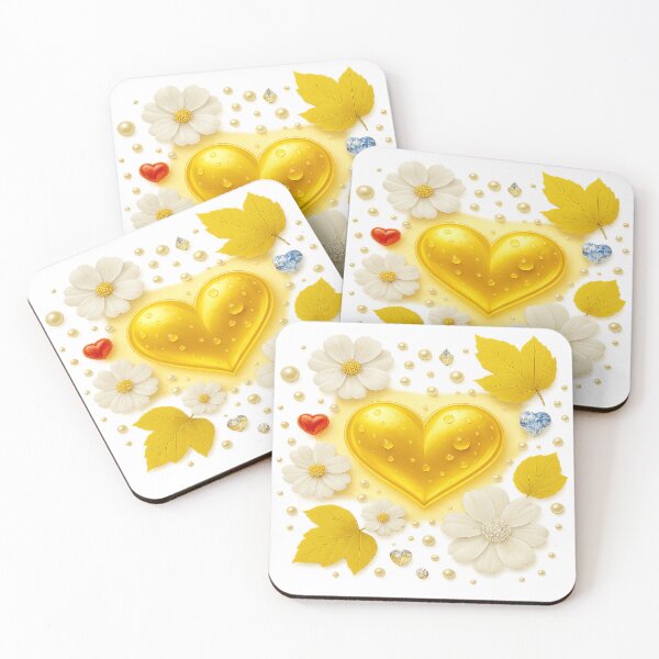 Item preview, Golden Heart of Grace designed and sold by SoulPrints by Beata.