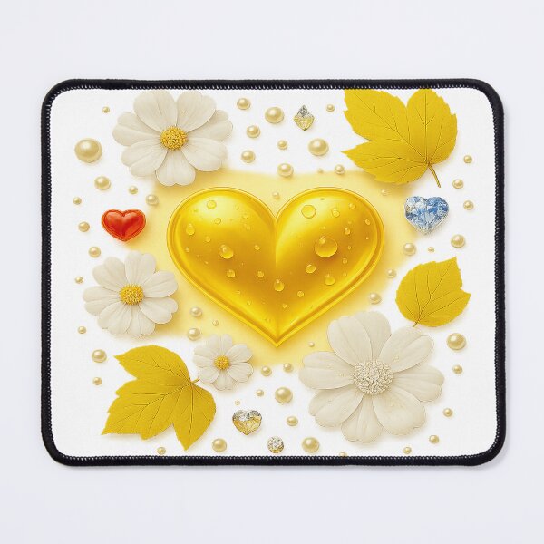 Item preview, Golden Heart of Grace designed and sold by SoulPrints by Beata.