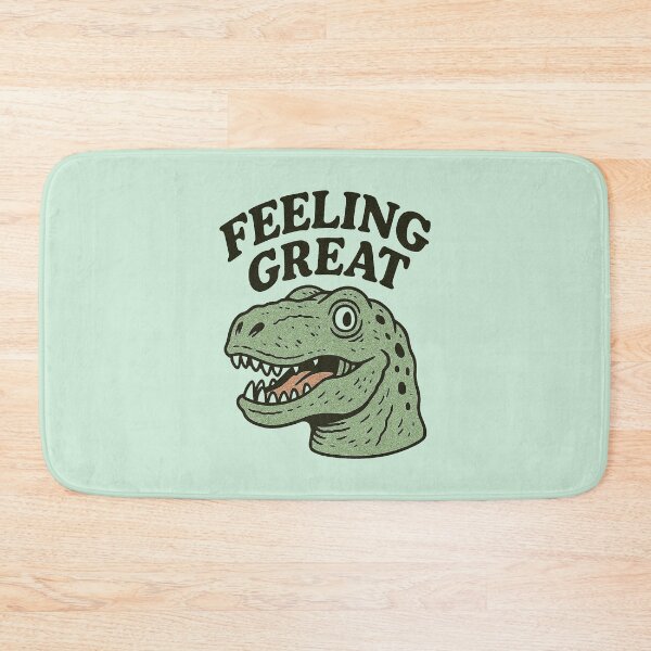 Item preview, Feeling Great Dinosaur Illustration designed and sold by zzz888.