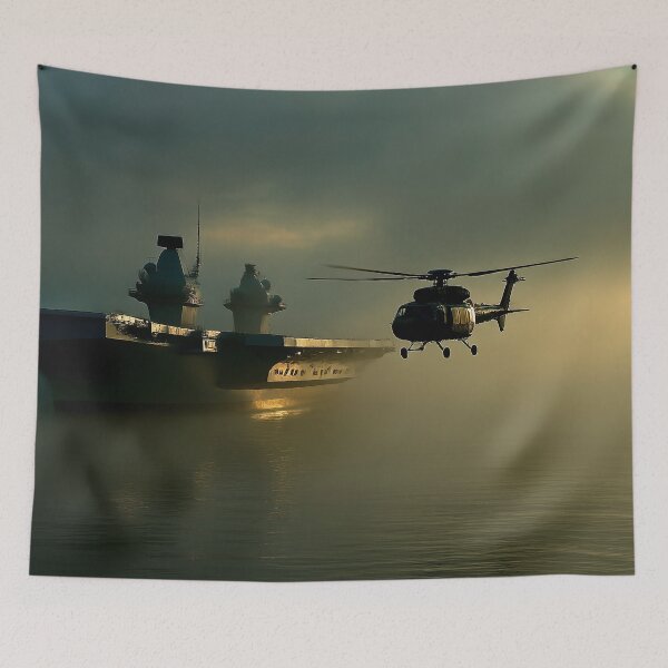 Item preview, HMS Prince of Wales and the Merlin designed and sold by Skyframe Aviation.