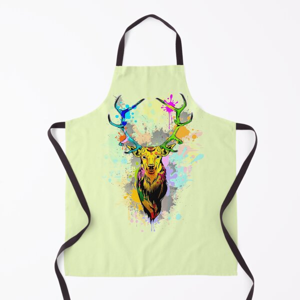 Item preview, Deer PopArt Dripping Paint designed and sold by BluedarkArt.