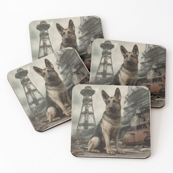 Item preview, Meat the Wasteland's dog hero designed and sold by MendaciousMina.