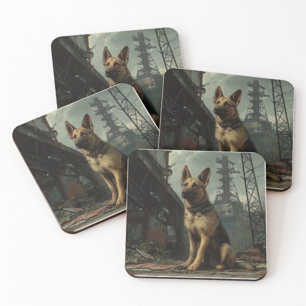 Item preview, Meat the Wasteland's dog hero designed and sold by MendaciousMina.