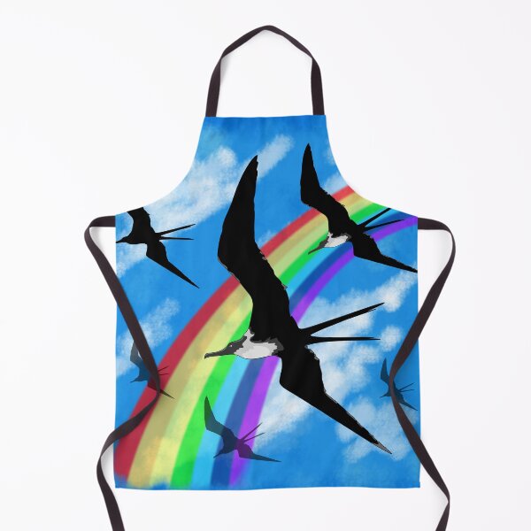 Item preview, Frigate Birds Flying through the Rainbow designed and sold by BluedarkArt.