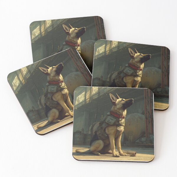 Item preview, Meat the Wasteland's dog hero designed and sold by MendaciousMina.
