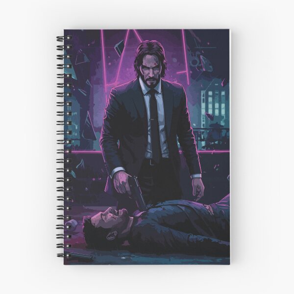 Item preview, Neo-Noir Assassin Art – Dark Action Hero in Cyberpunk Style designed and sold by -DEEWOLF-.