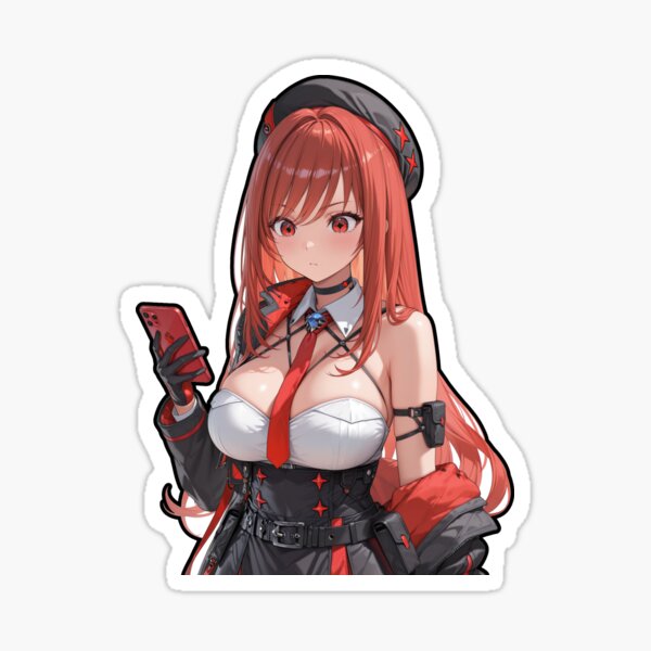 Item preview, Rapi red hood Nikke Sticker Goddess of victory case nikke Rapi v03 designed and sold by ItemWaifuArt.