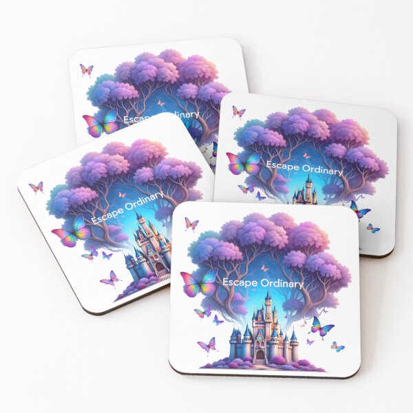 Item preview, Escape the Ordinary – Vibrant Fantasy Castle Cartoon Art designed and sold by AnnDesignStudio.