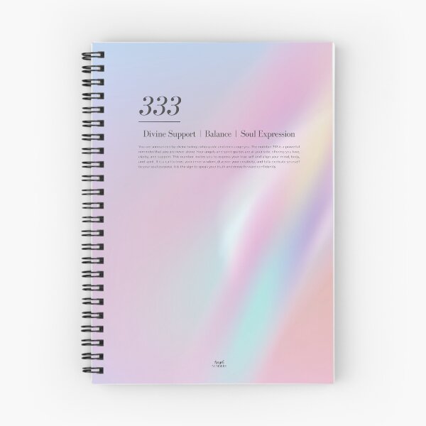 Item preview, Minimalist Aura Frequency Healing Colors Angel Number 333 Divine Support Soul Expression Balance Wall Art Poster designed and sold by MeowcuryRising.