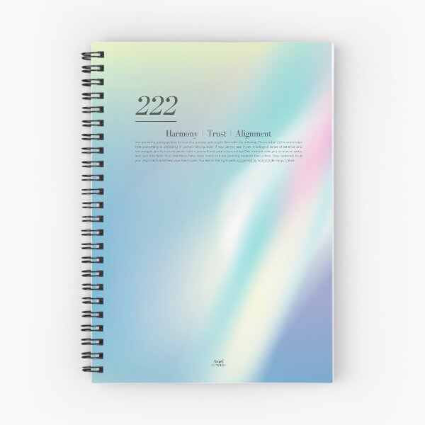 Item preview, Minimalist Aura Frequency Healing Colors Angel Number 222 Harmony Trust Alignment Divine Timing Wall Art Poster designed and sold by MeowcuryRising.