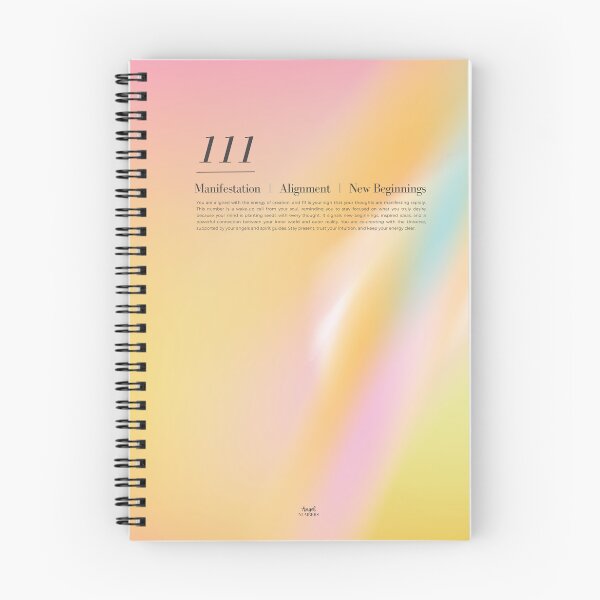 Item preview, Minimalist Aura Frequency Healing Colors Angel Number 111 Manifestation Alignment New Beginnings Printable Wall Art Poster designed and sold by MeowcuryRising.