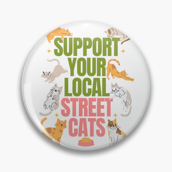 Item preview, Support Your Local Street Cats - White Version designed and sold by Millusti.