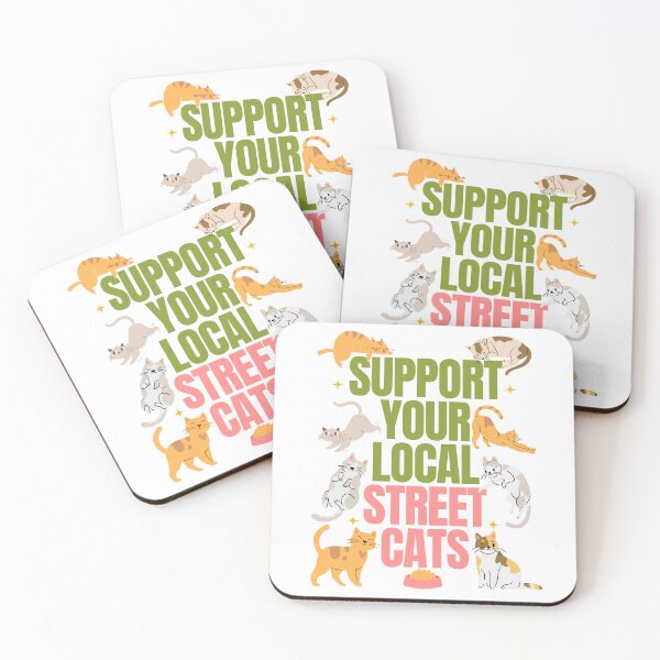 Item preview, Support Your Local Street Cats - White Version designed and sold by Millusti.